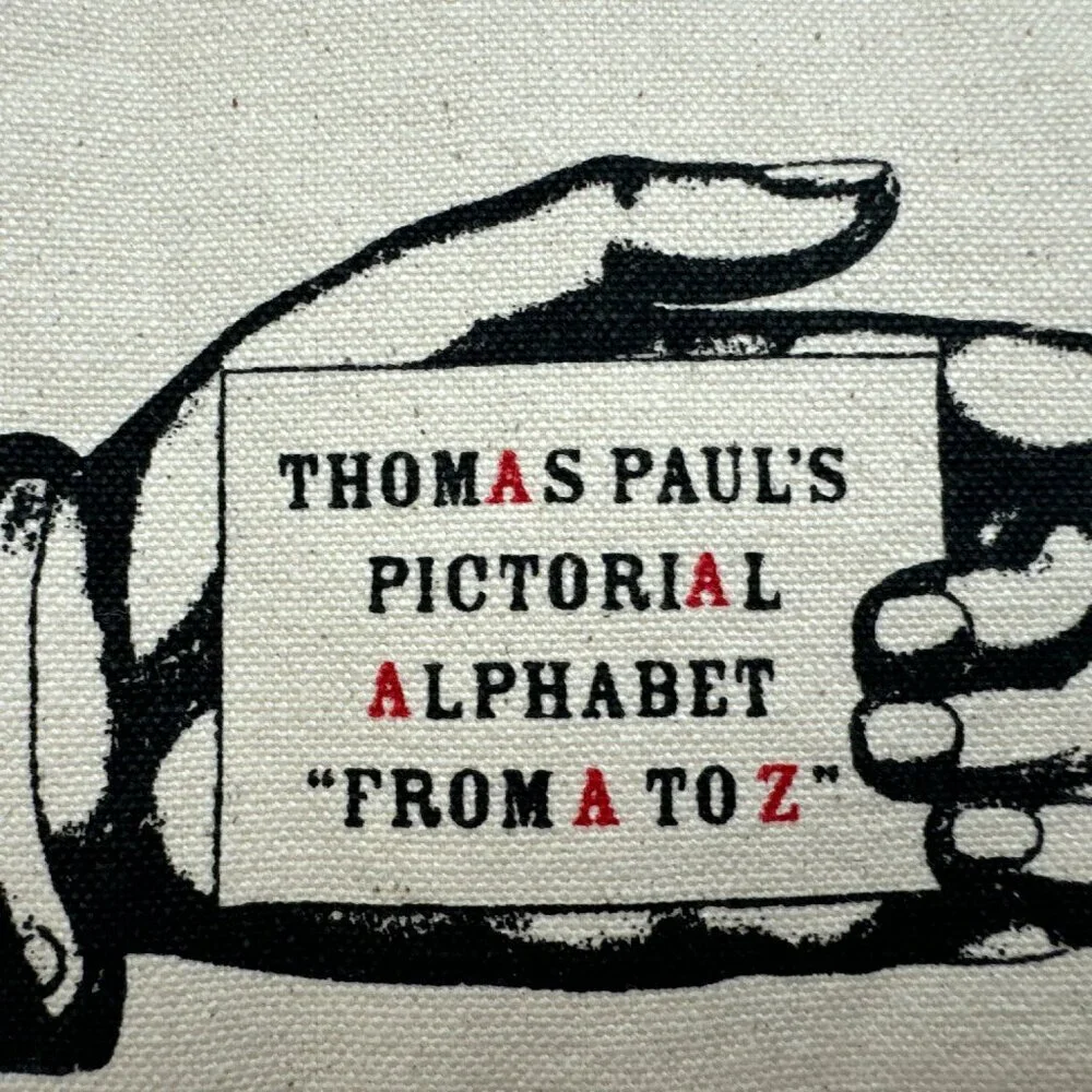 NWOT  Thomas Paul's Hand- Crafted  Canvas Cosmetic Bag 